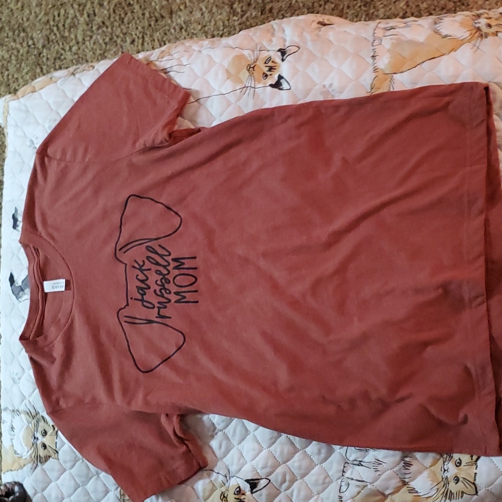 BRAND NEW Womens "Jack Russell Mom" Bella+Canvas Tee